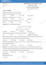 Đề kiểm tra giữa học kì 2 Toán 4 Chân trời sáng tạo - Đề số 3